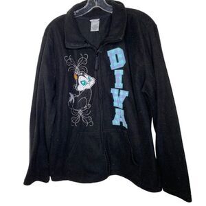 Vintage Looney Tunes, Warner Brothers bros pussyfoot cat half zip sweatshirt 90s